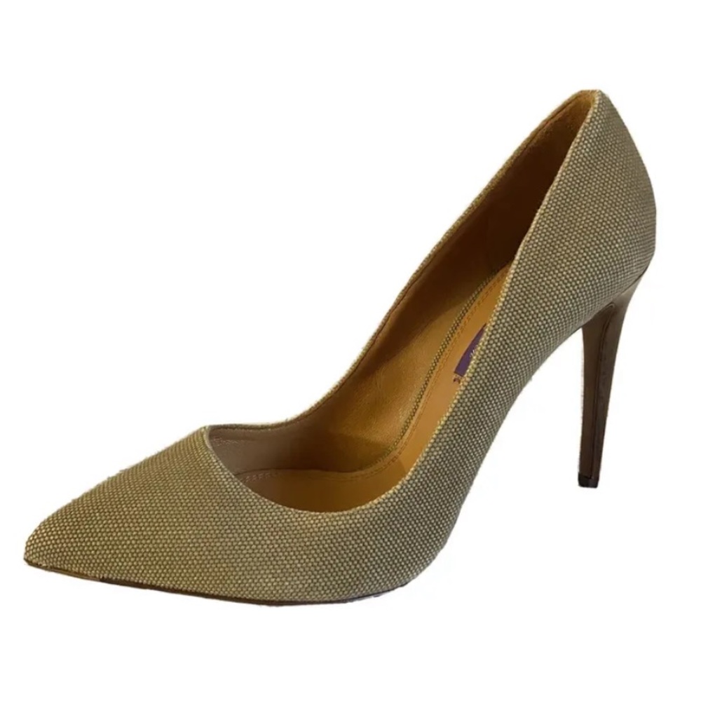 Ralph Lauren collection Celia olive green pumps 40.5